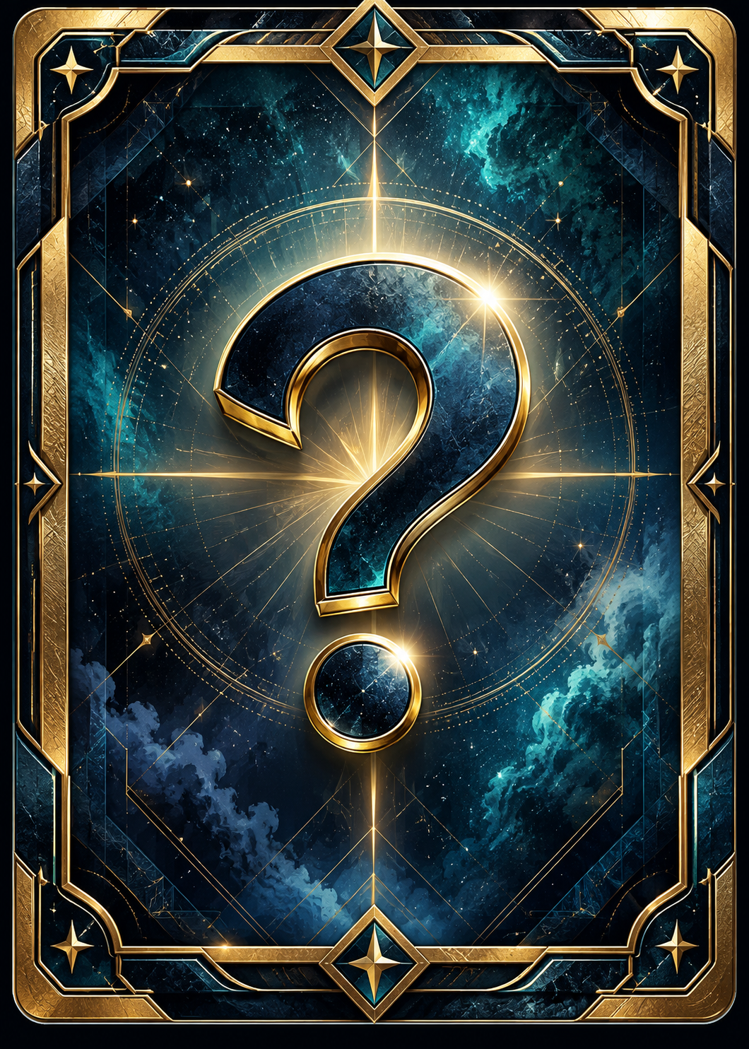 Locked mystery card placeholder